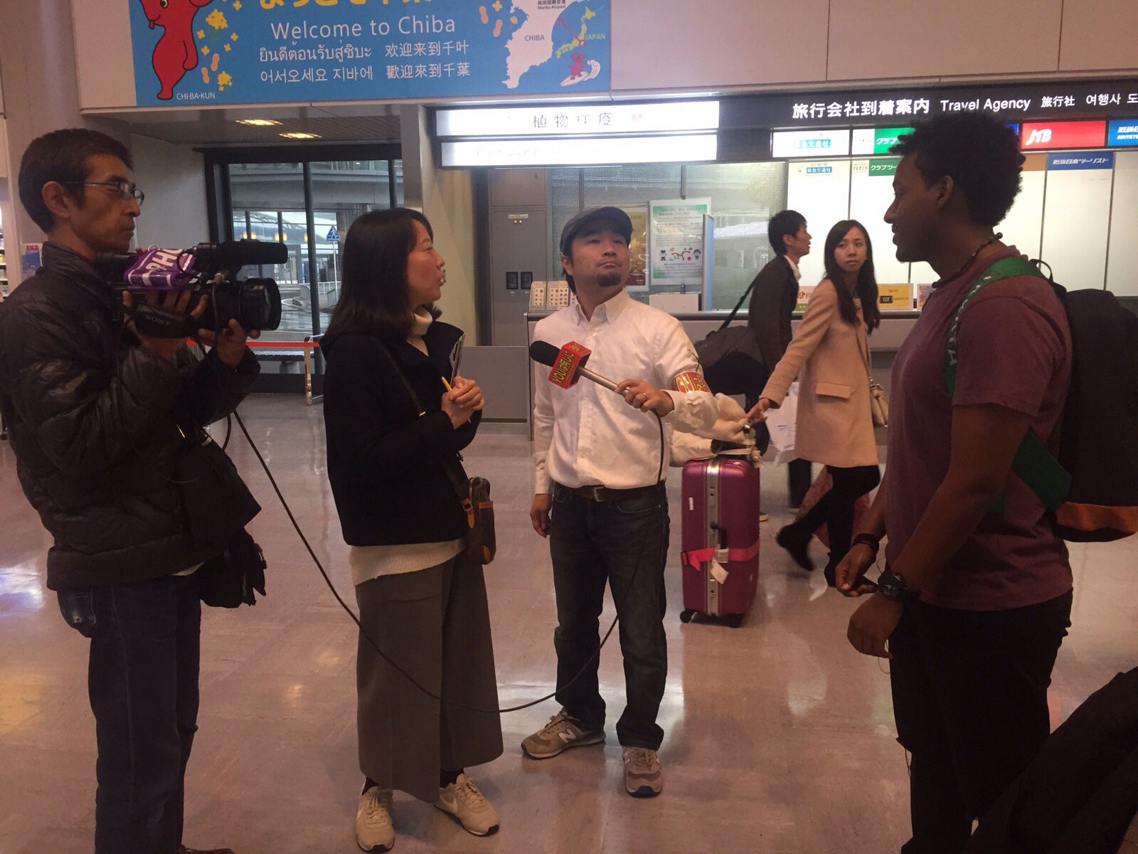 I was interviewed by a Japanese TV show about drifting!