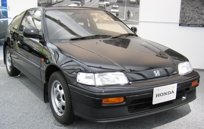 The 2nd generation Honda CR-X, still beloved by petrolheads even though 25 years has passed since it ended production.