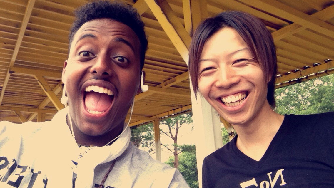 The Japanese guy is the owner... On the right (incase anyone gets confused).