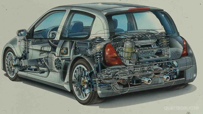 Renault Clio V6 Renaultsport: Crazy Mid-engined Hot Hatch #blogpost