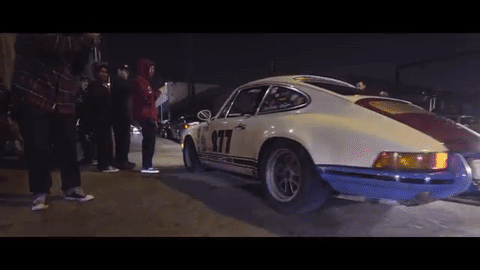 Seven GIFs with Magnus Walker's Urban Outlaw Porsche