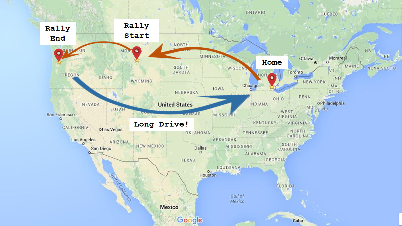 The whole round trip will cover around 5500 miles