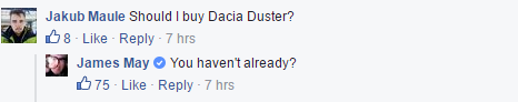 James May has done a Q&A too!
