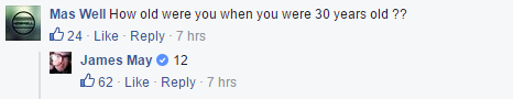 James May has done a Q&A too!
