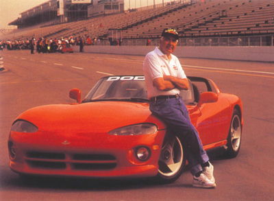 At the time of its inception, Shelby was awaiting a heart transplant, with him being unable to design or engineer any components of the car, but he is widely regarded as the car's conscience, one that steered it onto the path of basic but awe-inspiring performance. He would also become known for driving a pre-production version at the 1991 Indianapolis 500 as a pace car for the car's first official public run.