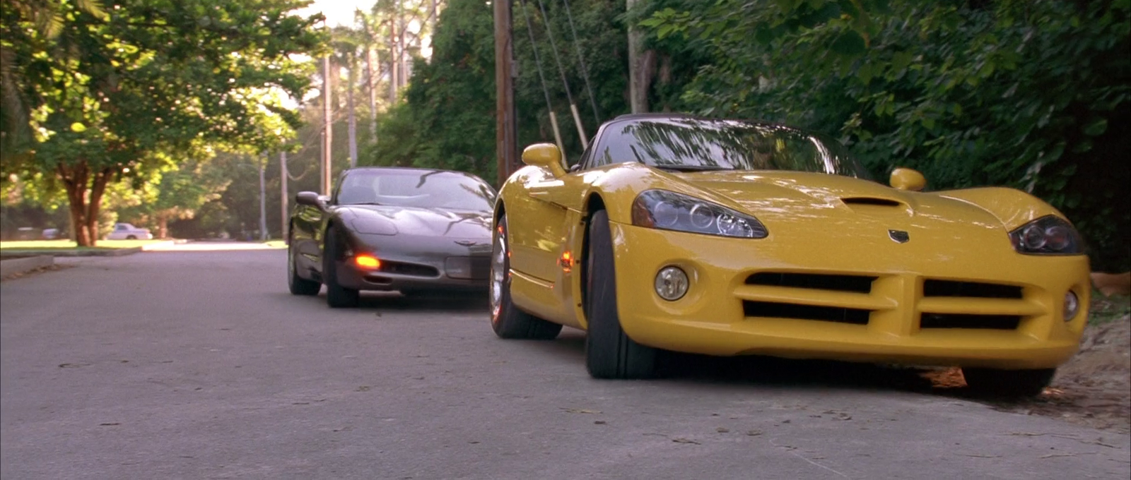The generation three Viper was featured in 2 Fast 2 Furious; it was unharmed because Dodge wanted it returned in pristine condition after filming for the movie was finished. The car was originally red, but painted yellow for the movie, and after filming, it was repainted to red.
