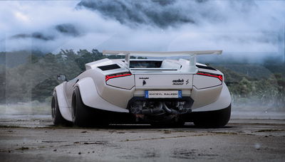 Lamborghini Huratach (Countach with Huracan lights)