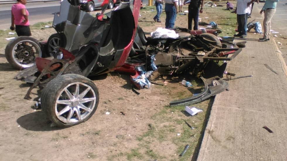 ... after high speed crash.