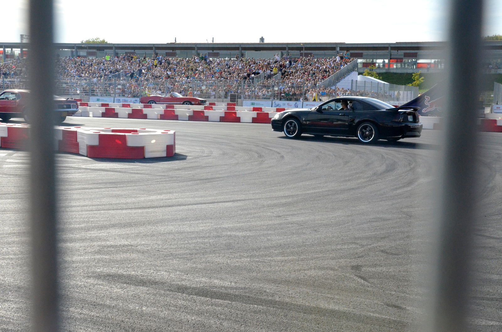 The driver of this particular car was sliding around the corners like those maniacs you see driving Peugeot's...