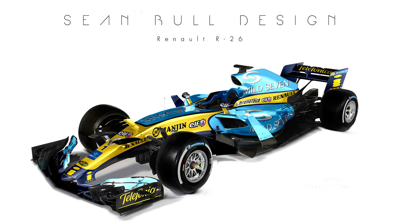 Here’s What 2017's F1 Cars Could Look Like With Retro Liveries