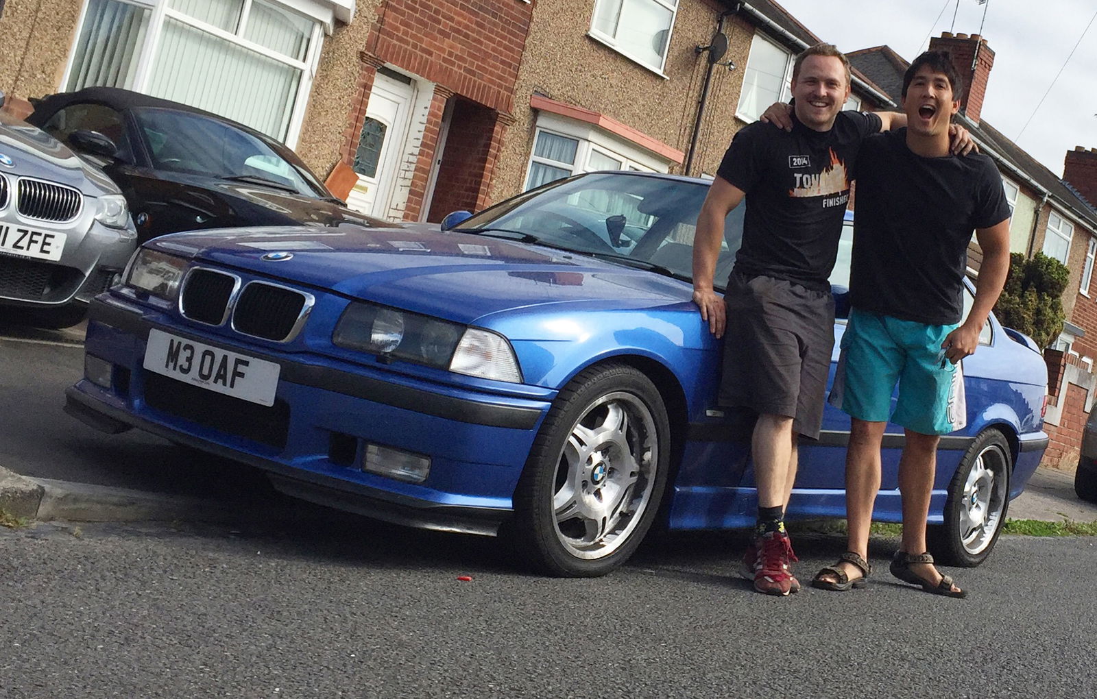 After four hours (or more like six hours) doing the install, a celebration pic was needed!
