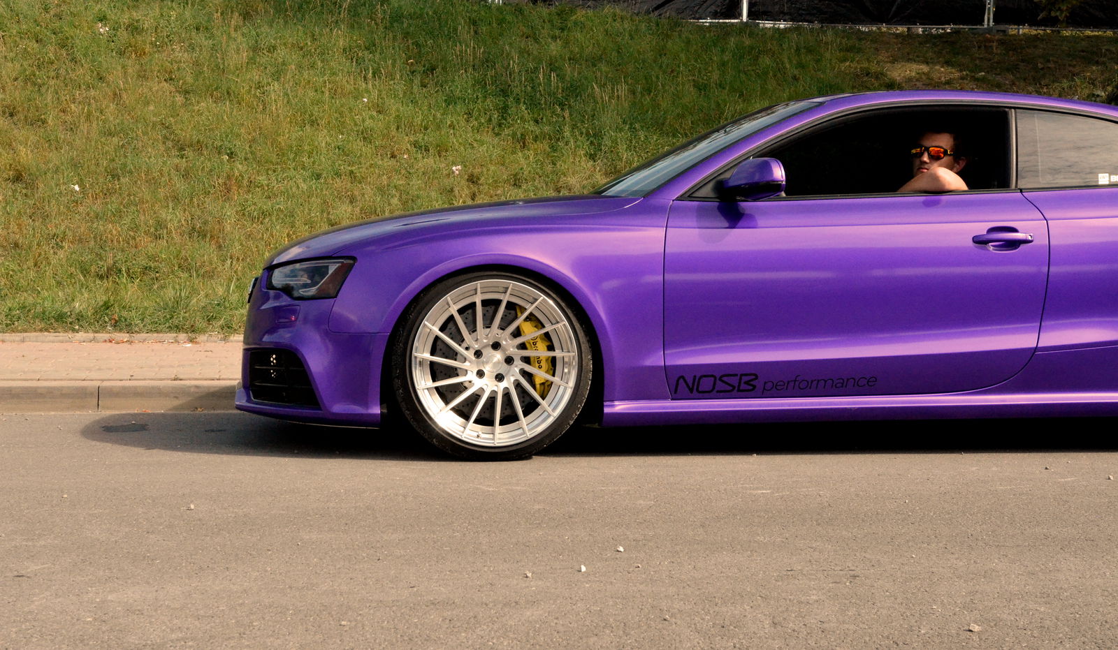 The colour of the car was pretty marvellous