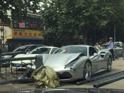 Two Ferrari 488 GTBs Have Been Wrecked In The Same Smash - Apparently Because Of A Dog