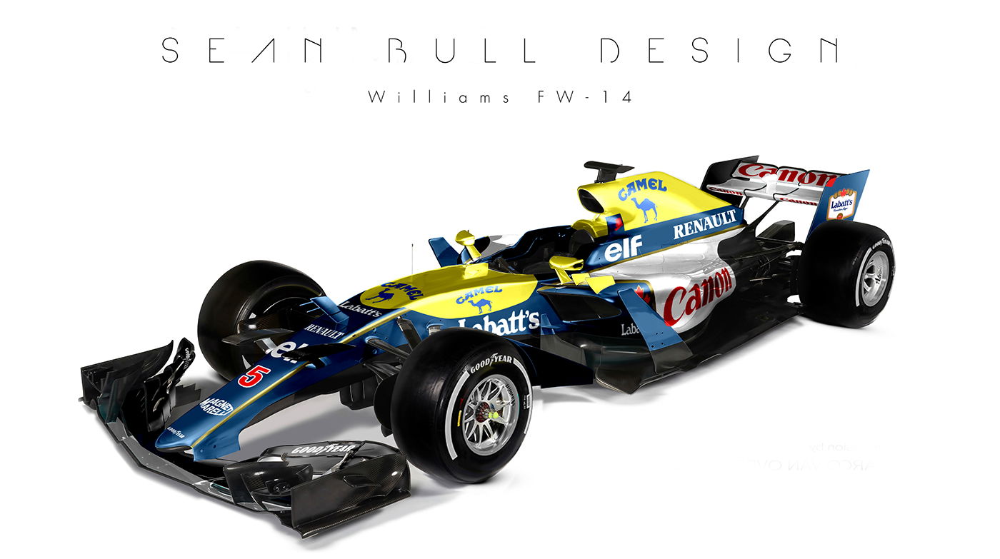 Here’s What 2017's F1 Cars Could Look Like With Retro Liveries