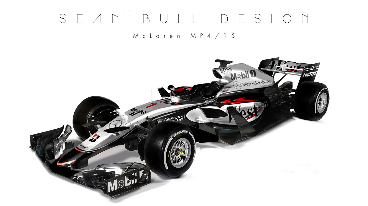 Here’s What 2017's F1 Cars Could Look Like With Retro Liveries
