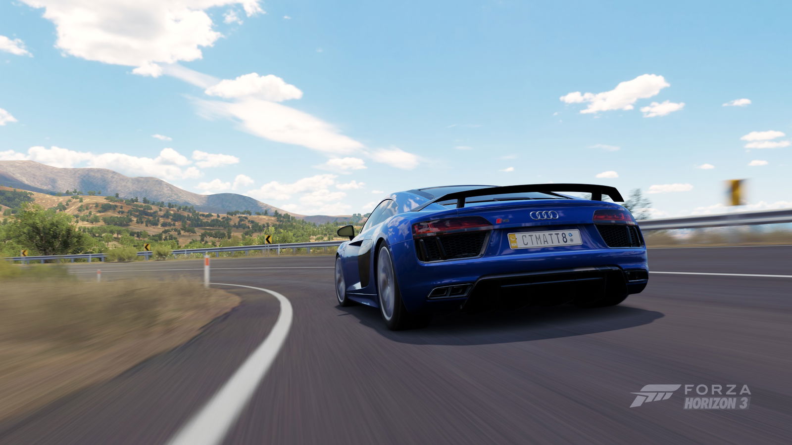 Sadly, this is one of the few properly windy sections of road on the whole map
