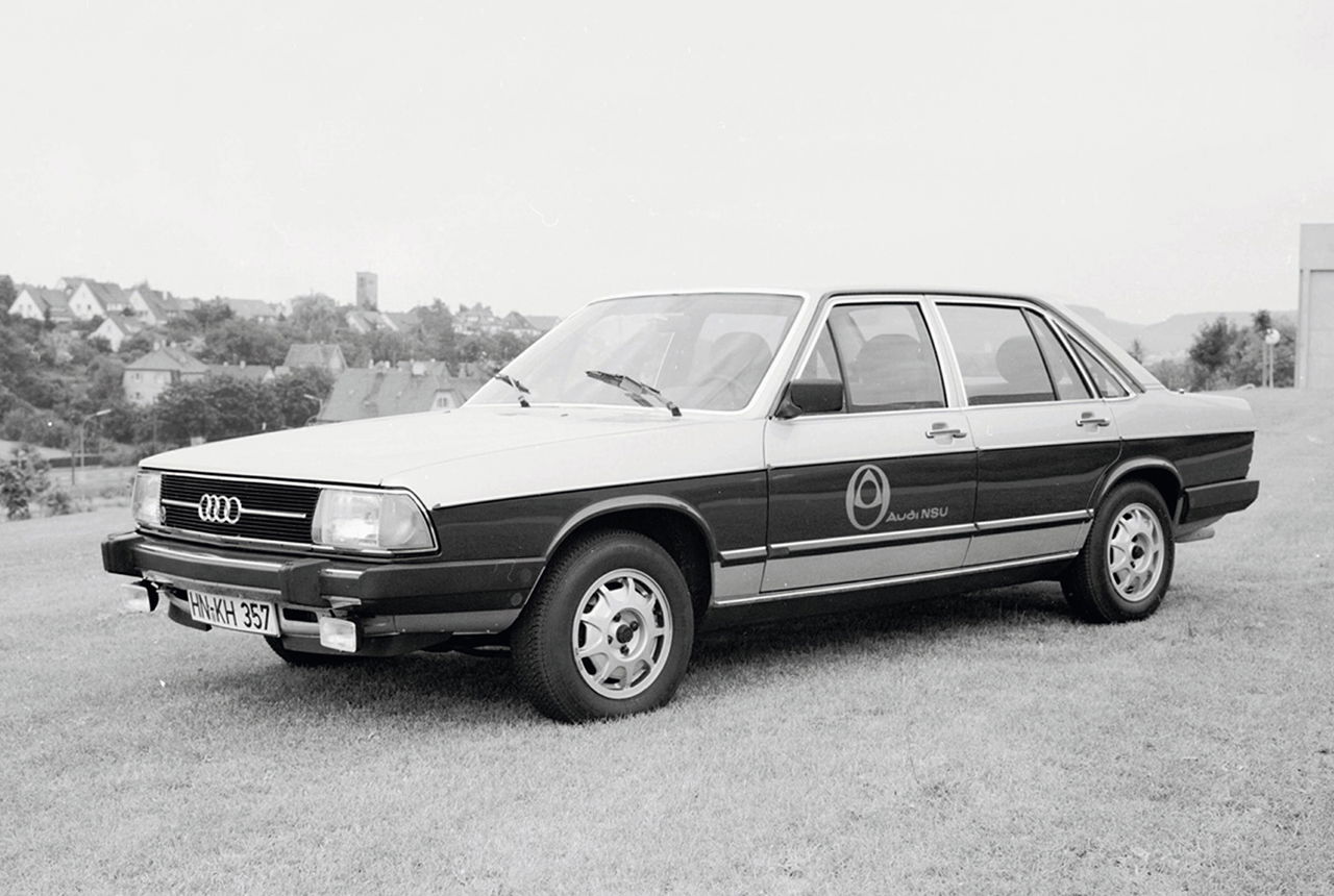 One of the cars used, photographed in 1977