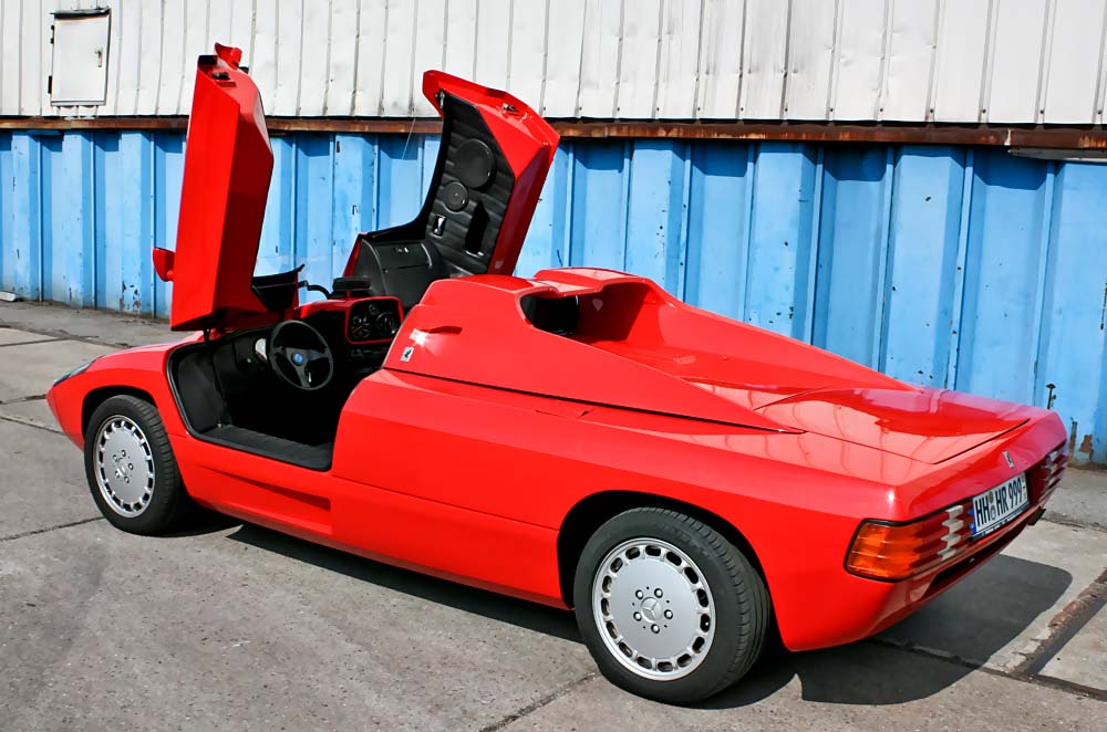Note the unusual shape of the doors