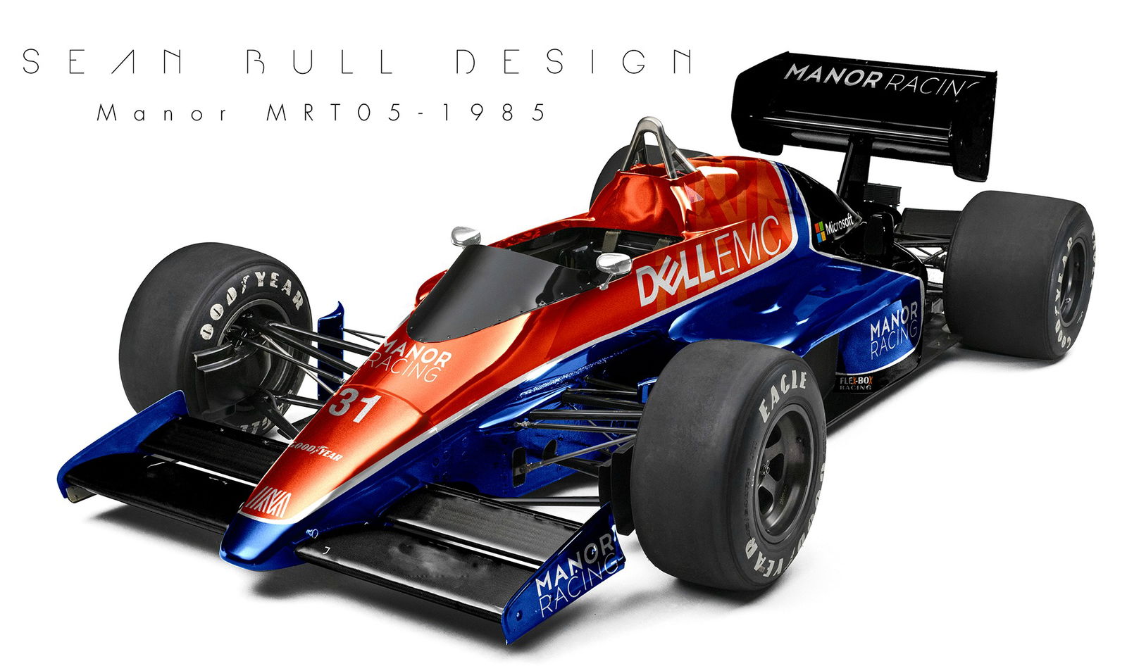 Current F1 Liveries Look Downright Awesome On A 1980s Car