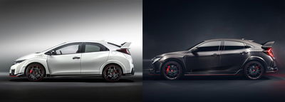 Compare The New Honda Civic Type R To The Current Car From Every Angle