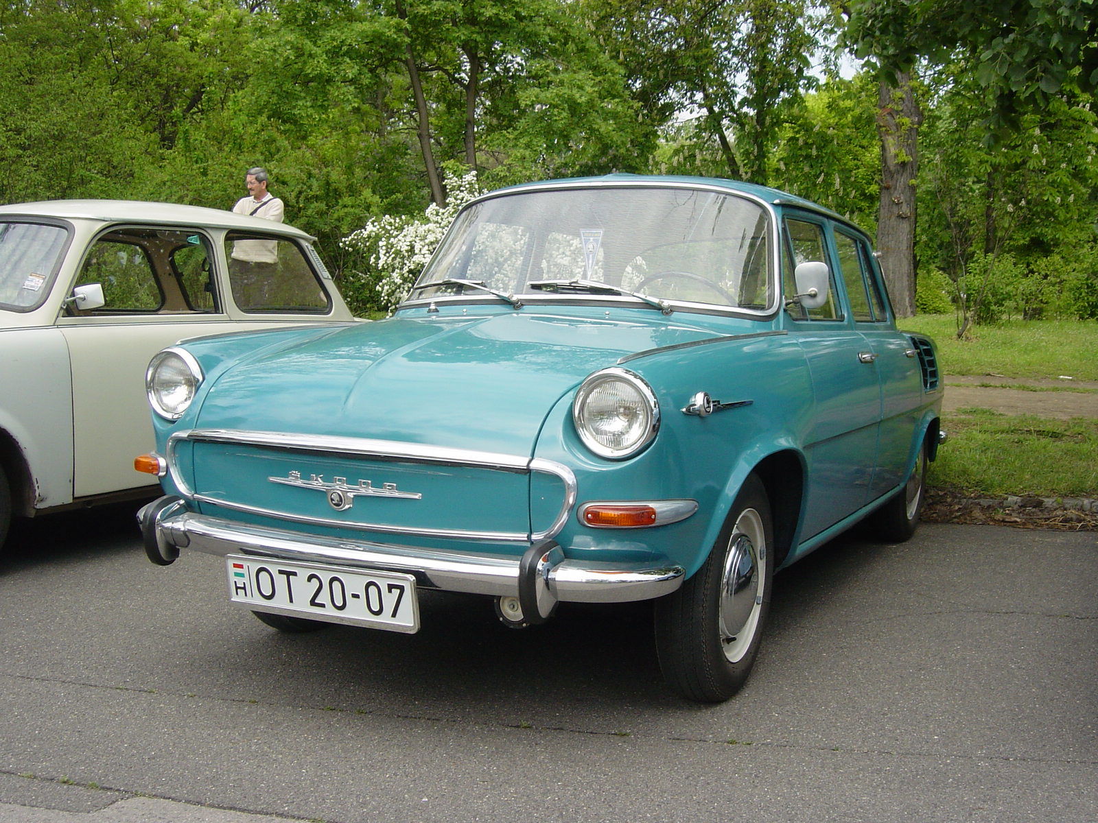 A Skoda 1000 MB - The first car to ever be fitted with a rotary engine