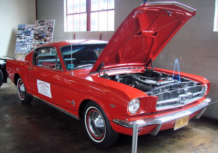 The rotary Mustang on display in 2010
