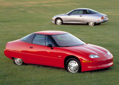 During the 90s, the US Government got rid of a regulation that forced manufacturers to make a zero emissions car which ended the production of fully-functioning EVs like the GM EV1