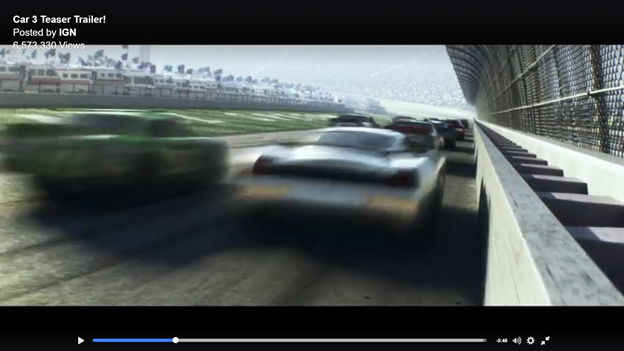 #Blog, my Analysis of the new Cars 3 trailer