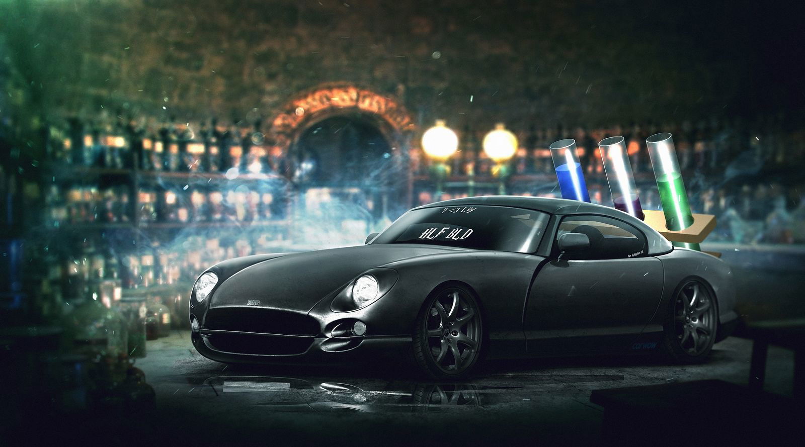 Severus Snape and TVR Cerbera