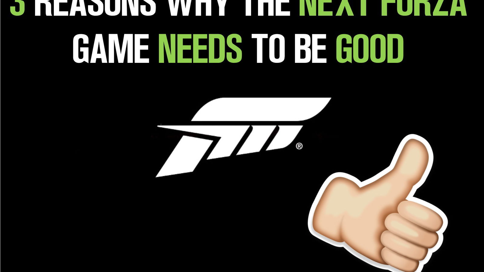 #3Reasons Time To Show Some Love To Forza...
