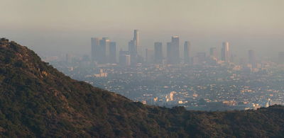 Air pollution (smog) over Los Angeles