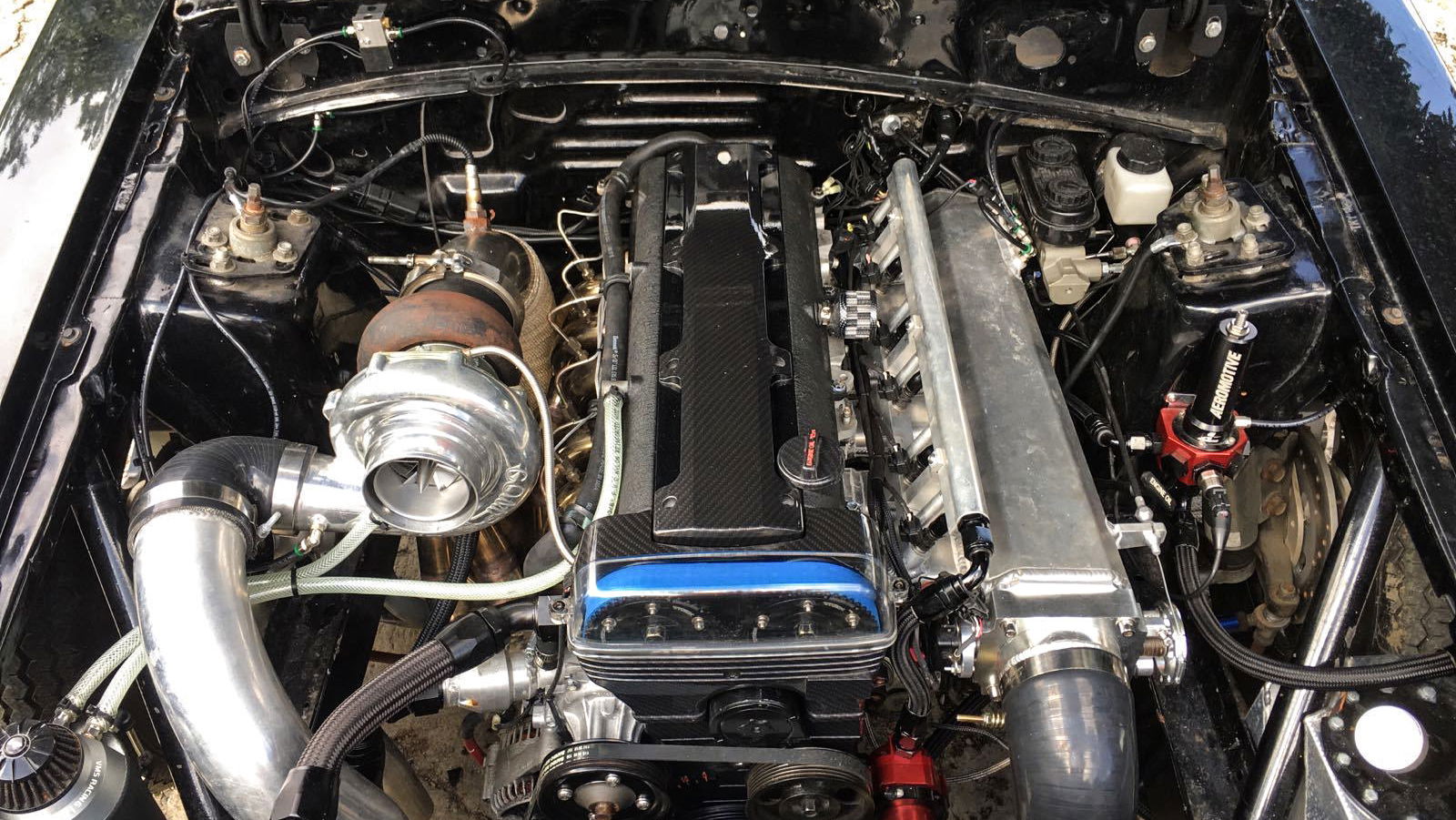 This Ex-Police Mustang Has A 1000bhp 2JZ Under The Hood