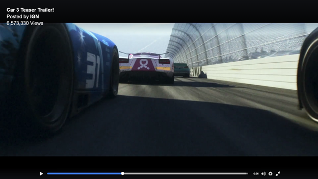#Blog, my Analysis of the new Cars 3 trailer
