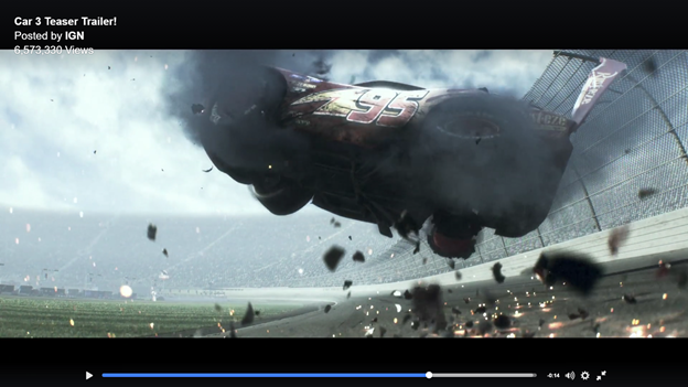#Blog, my Analysis of the new Cars 3 trailer