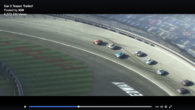 #Blog, my Analysis of the new Cars 3 trailer
