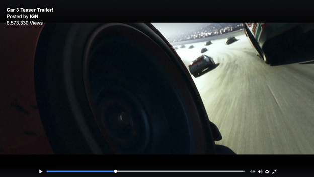#Blog, my Analysis of the new Cars 3 trailer