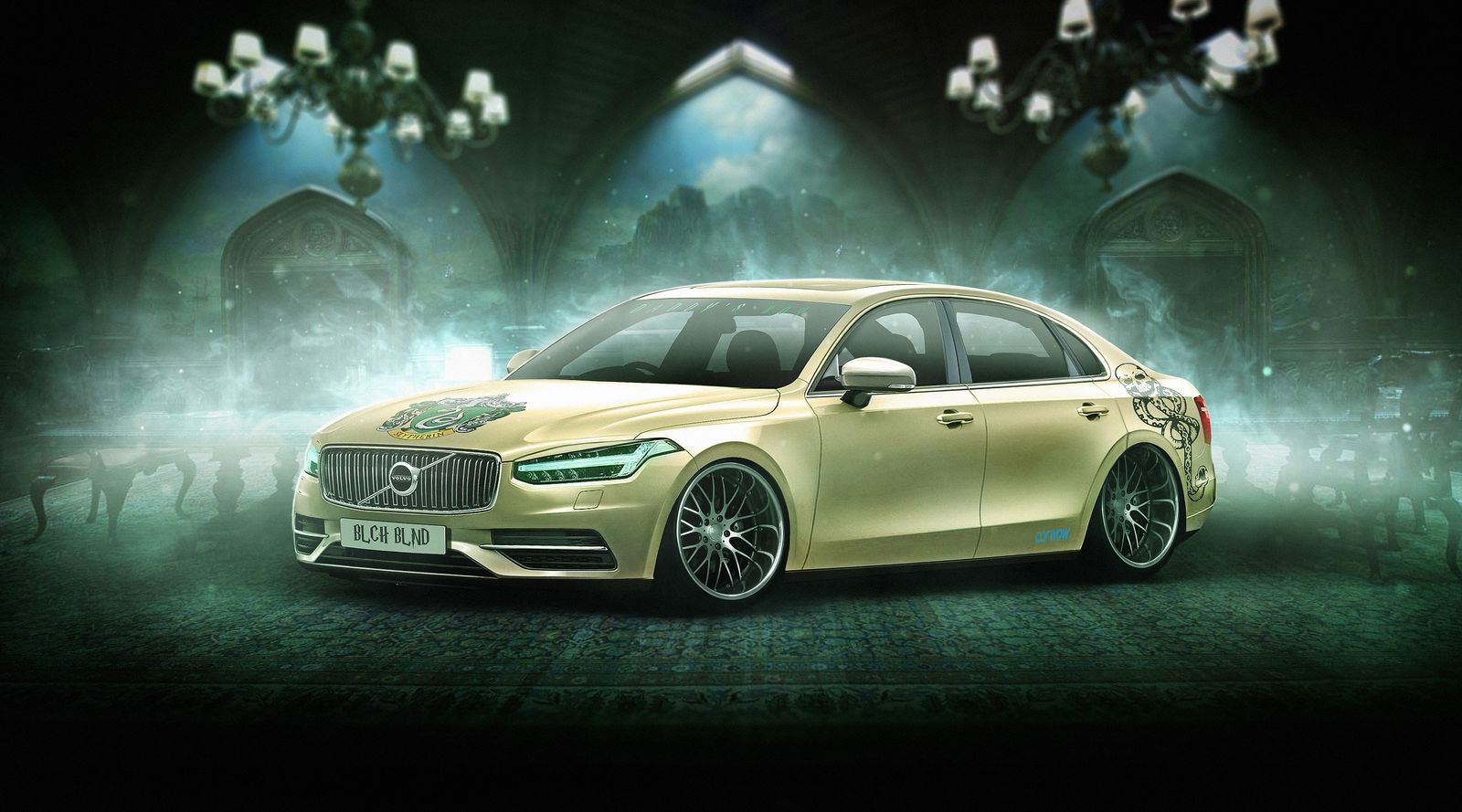 Draco Malfoy and Volvo S90