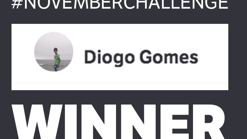 #NovemberChallenge WINNER