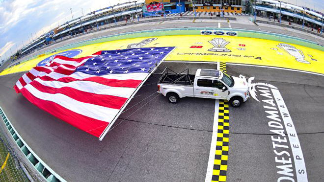 #Ford breaks Guinness World Record for largest flag towed; Takes record back from Chevy