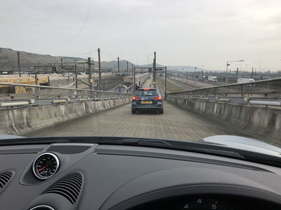 First time getting on the Eurotunnel!