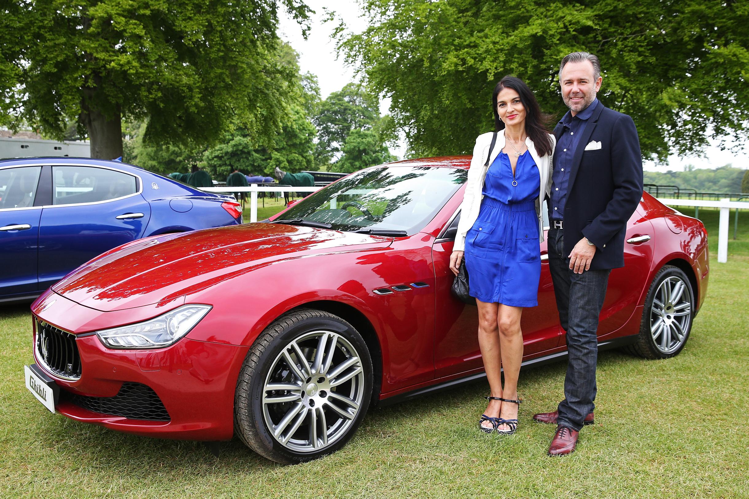 Yasmin Mills and Mark Newns at the Maserati Jerudong Park Polo Trophy. Natch.