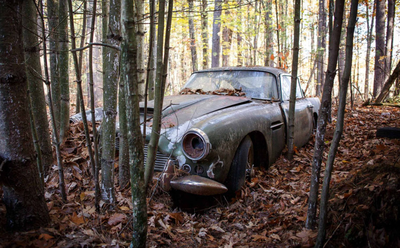 Someone Abandoned An Aston Martin DB4 50 Years Ago And Now It's For Sale