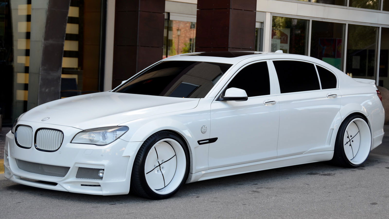 This Modified BMW 750LI Looks Like It Escaped From The Set Of Tron