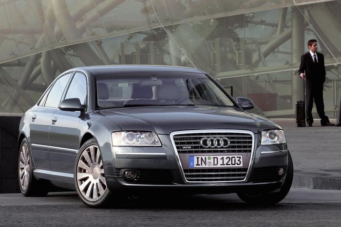 W12 Audi A8 - you can find them under $20,000 now and require 11.5 liters/12 quarts of oil every change.