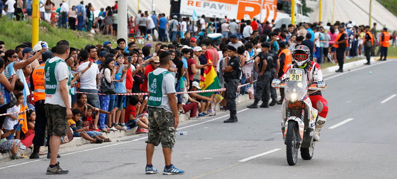Dakar Rider Gets Struck By Lightning But Still Manages To Finish Stage