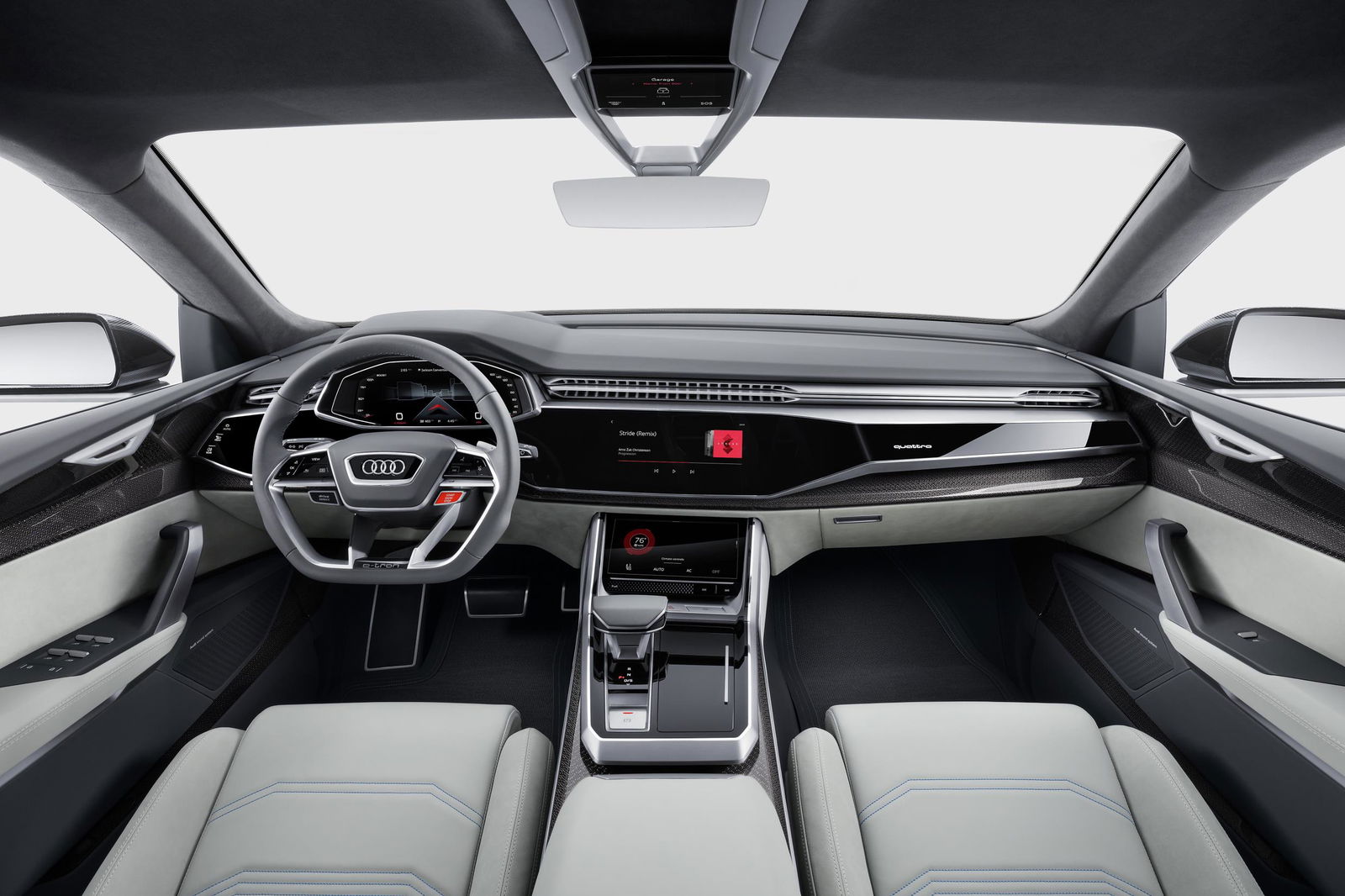 The Audi Q8 Concept Is A Coupe-Ish SUV With An Unbelievably Massive Grille