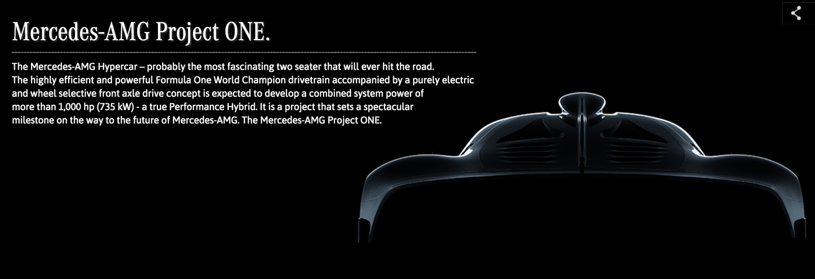 5 Road Cars With F1-Derived Powertrains