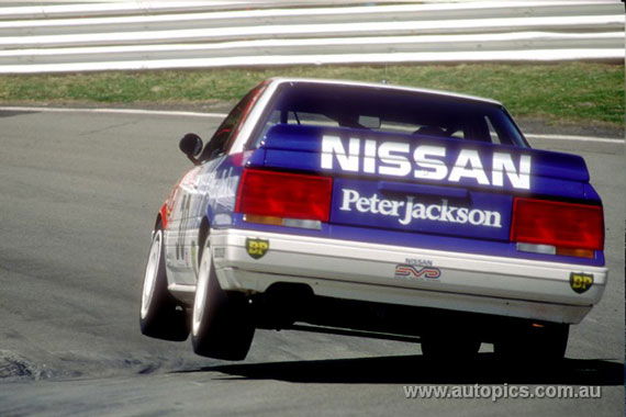 The R31 GTS-R race car wasn't shy to cock a wheel... or two!
