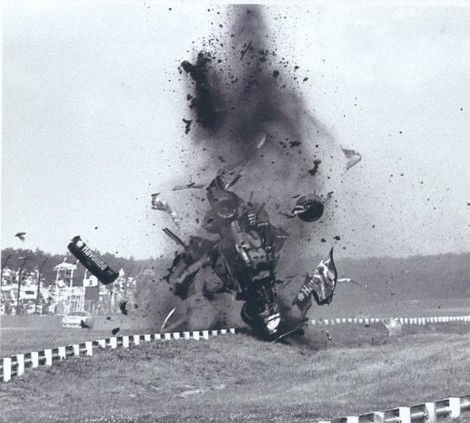 Allison's crash at Pocono in 1992