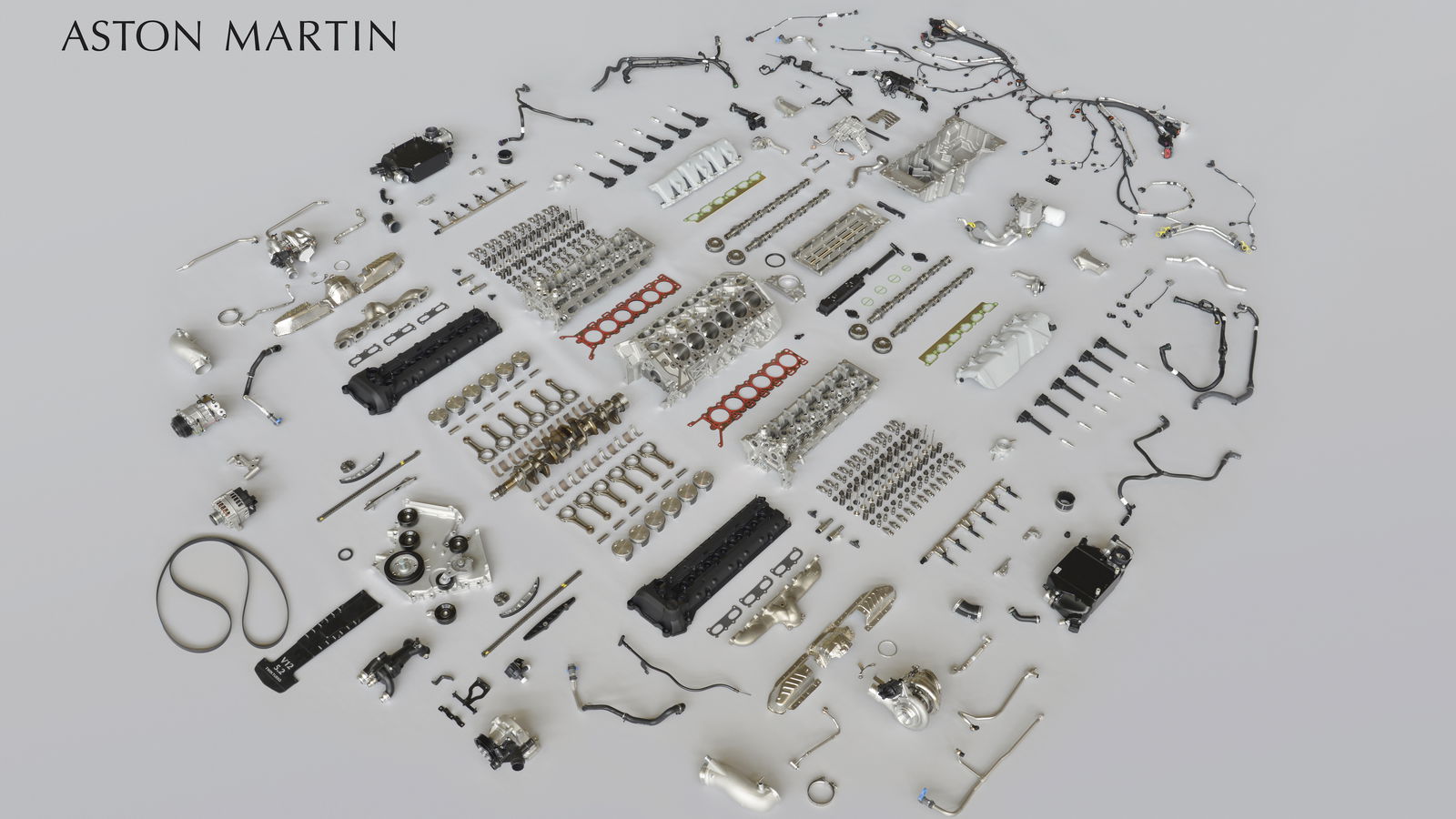 This Is What Aston Martin's New V12 Looks Like Before It's Put Together